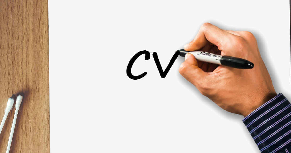 CV header image